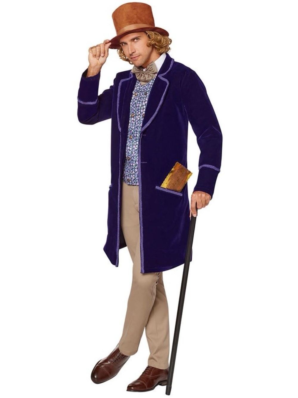 Willy Wonka & The Chocolate Factory Adult Costume Men’s Medium Spirit Halloween